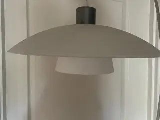 Loftslampe af glas