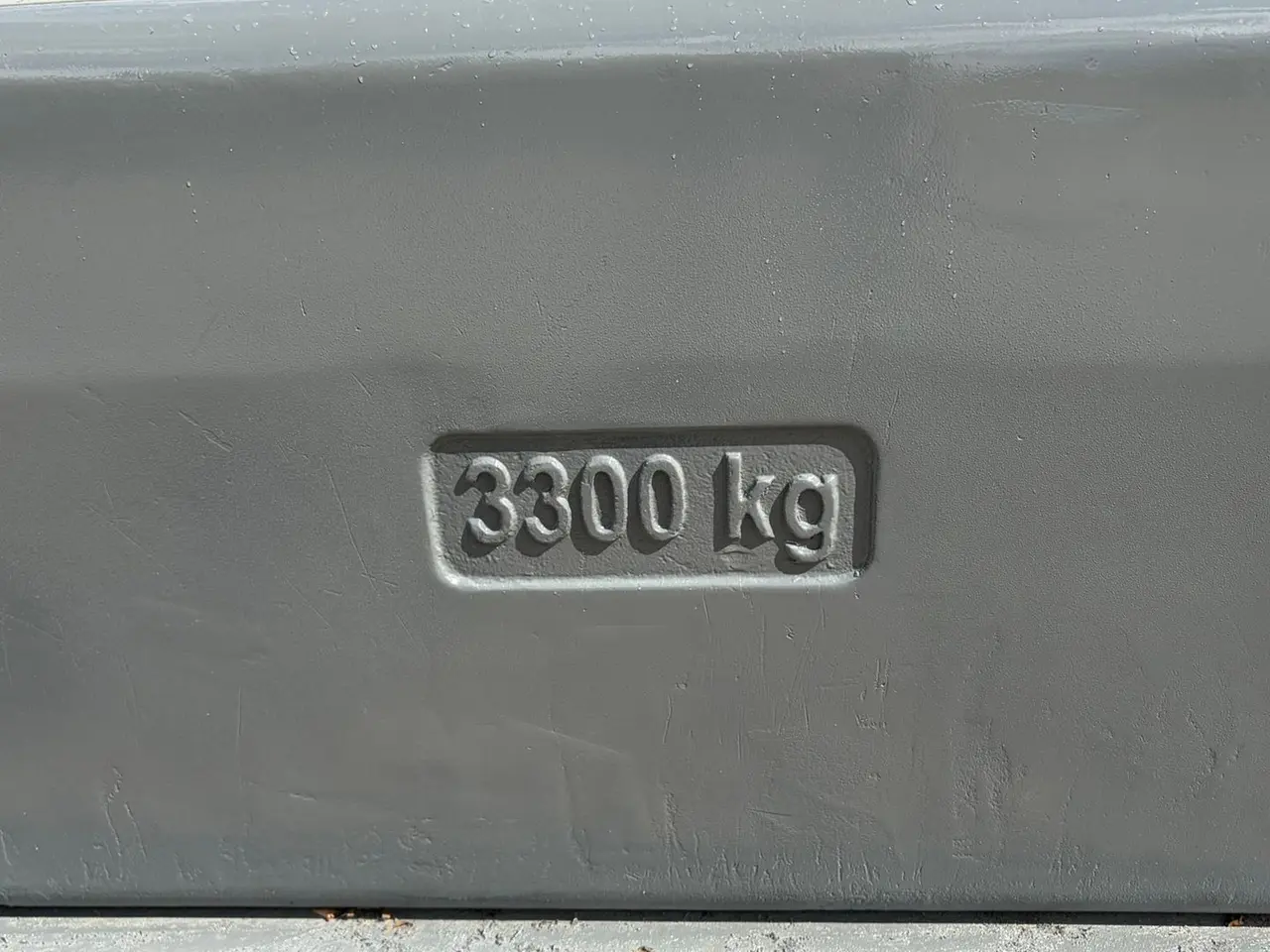 Billede 3 - Allround vægtklods 3300 Kg Rigtig fin