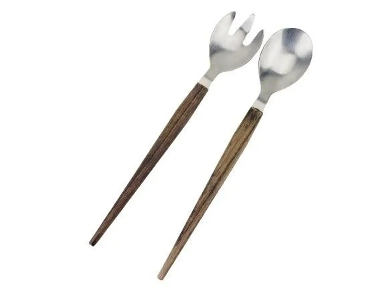 Billede 2 - ⭐️- Retro Salatbestik - Skaft i Teak