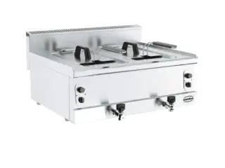  Dobbelt Gas Frituregryde – 2x 8 L