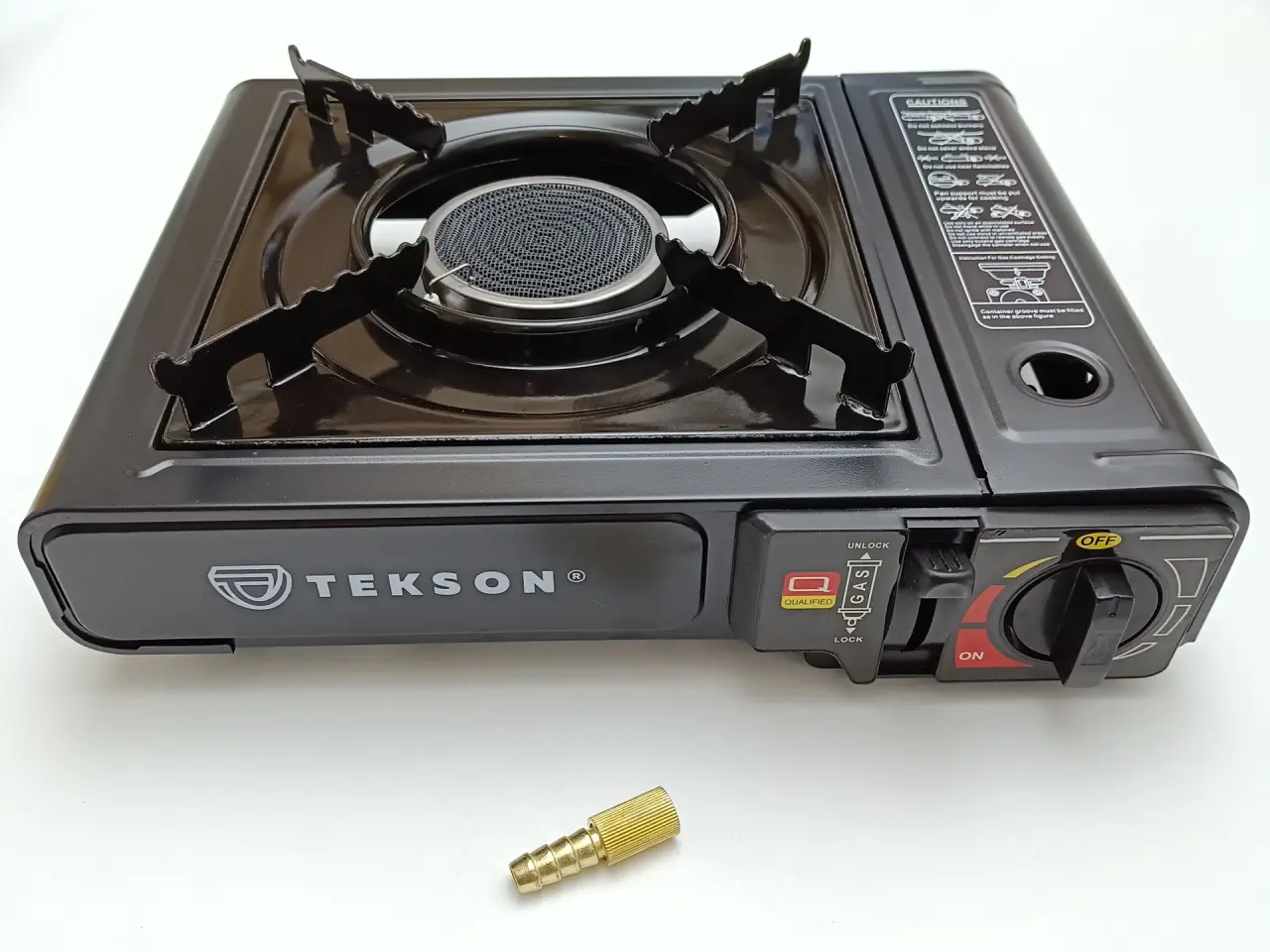Billede 3 - NY! 2500W Gaskomfur + Gas Sæt + Grillplade