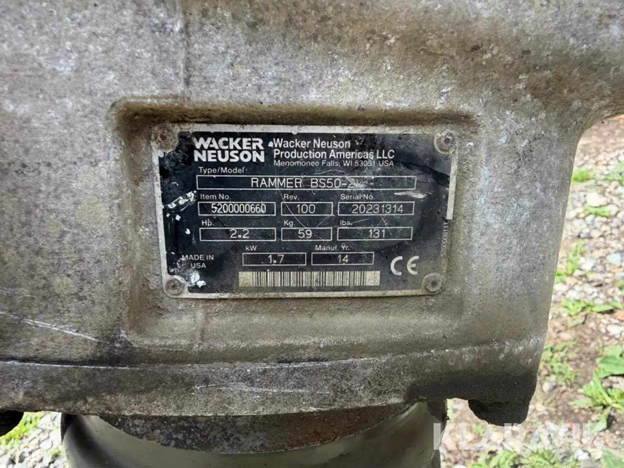 Billede 5 - Jordloppe Wacker Neuson BS50-2i - 1 styk