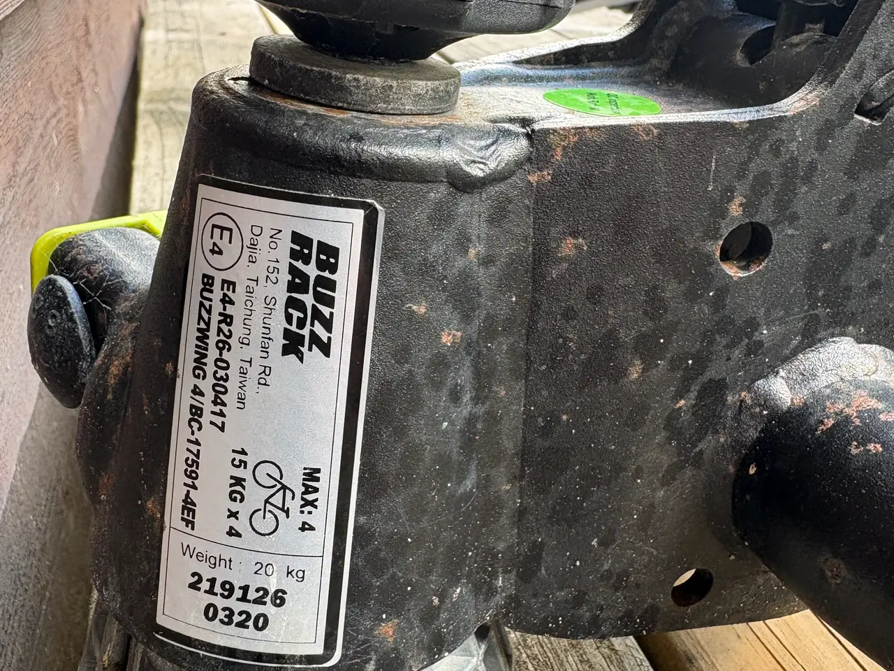 Billede 14 - Fin Buzzrack Buzzwing 4 Cykelholder sælges