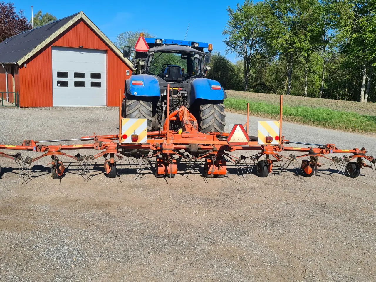 Billede 2 - 8 rotor høvender 