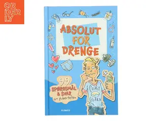 Absolut for drenge : 99 spørgsmål & svar om puberteten af Sabine Thor-Wiedemann (Bog)