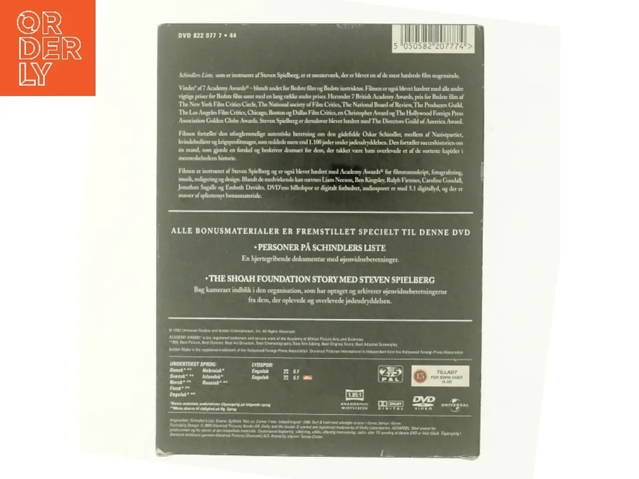 Billede 3 - Schindler's List Se
