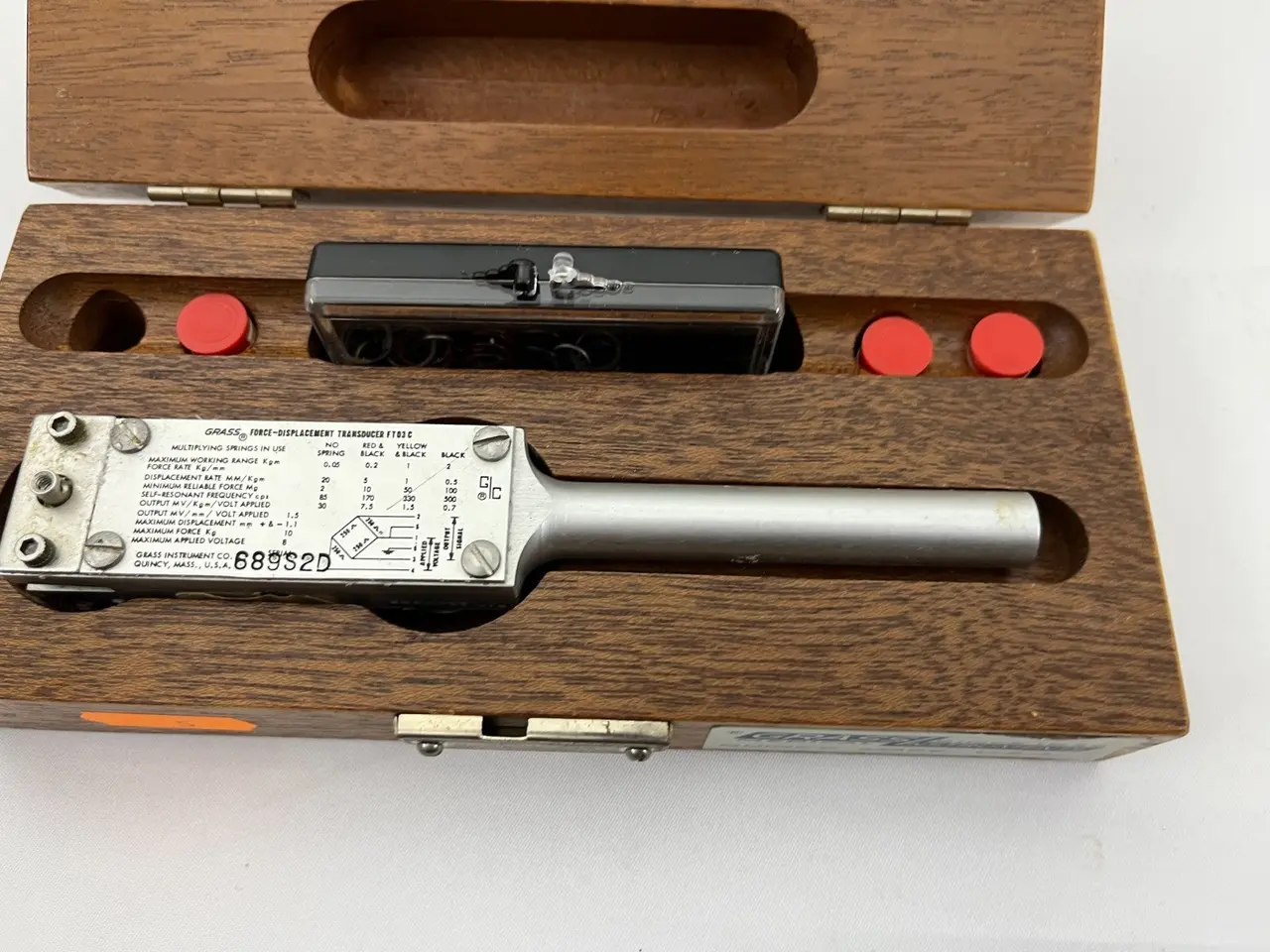 Billede 4 - Grass Model 7P1 Displacement Transducer Vintage