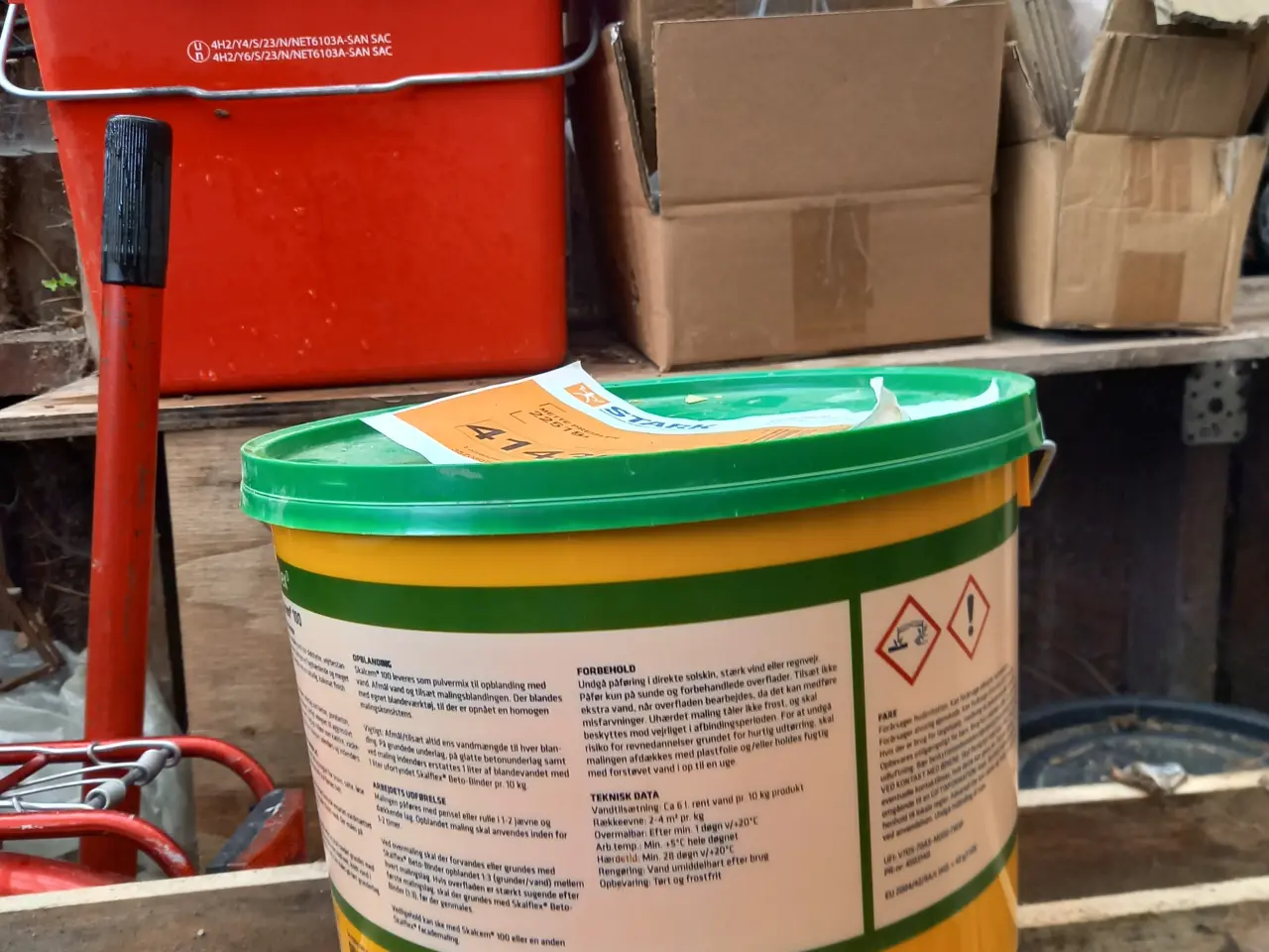 Billede 2 - Skalflex Skalcem 100 cementbaseret murmaling 10 kg