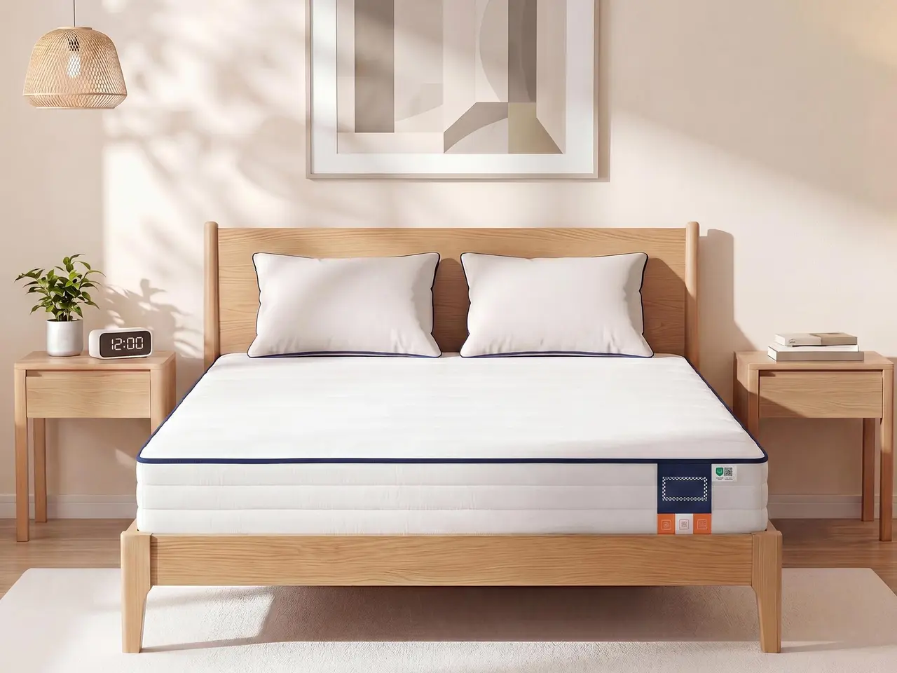 Billede 5 - Madras i gel-memoryskum 140 x 200 cm H3 - RMZ114W101