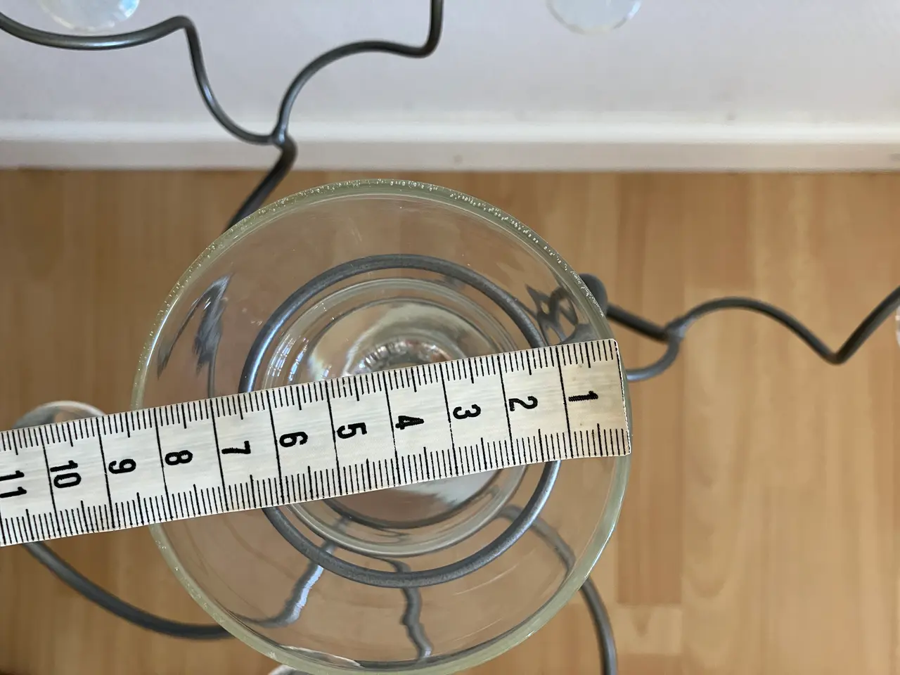 Billede 4 - Gulvstage – metaltræ med 10 glas til lys.