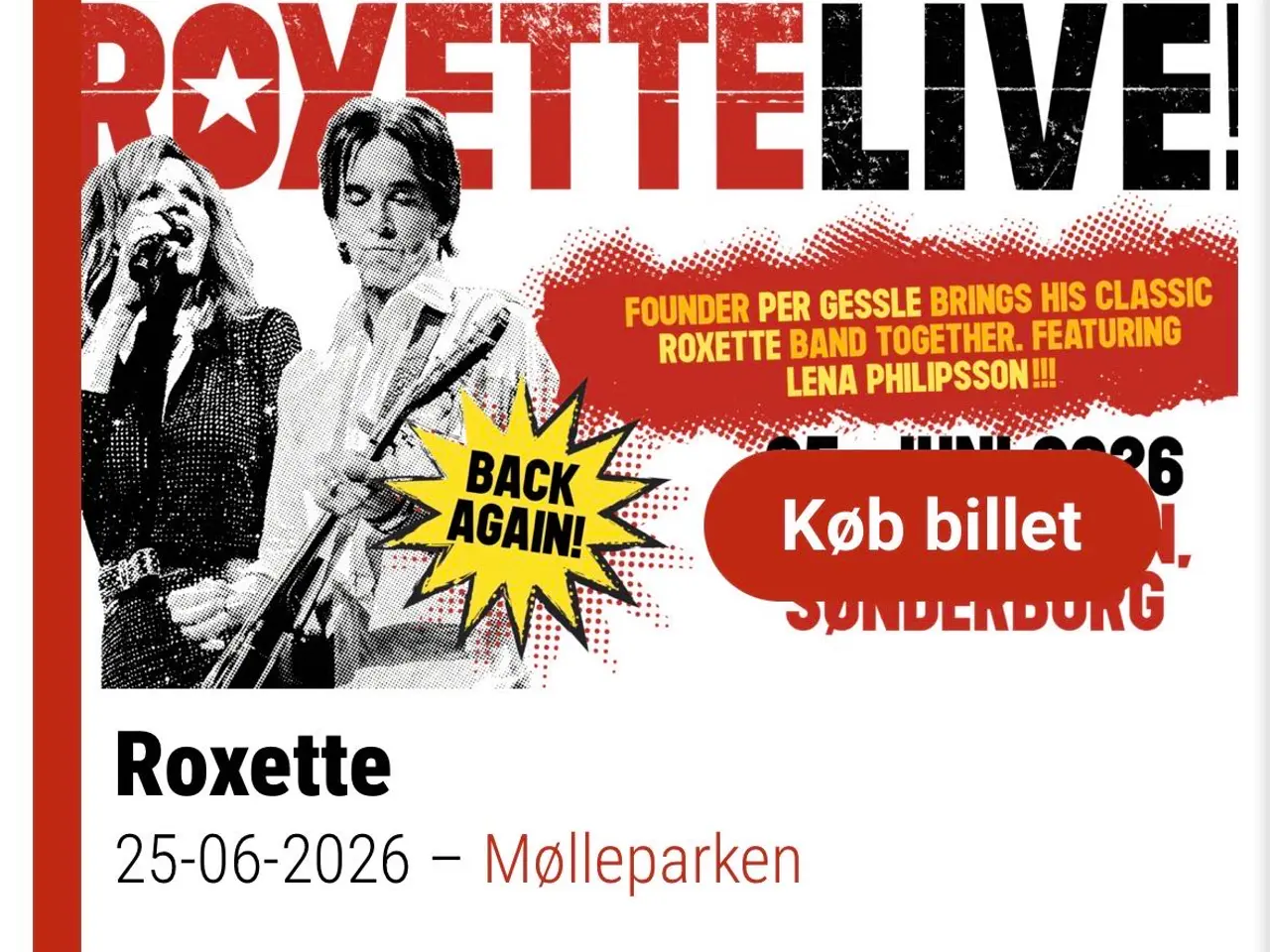 Billede 1 - Roxette Sønderborg Mølleparken