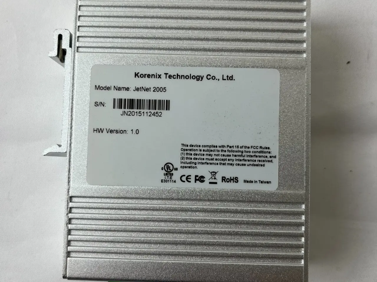 Billede 2 - Korenix JetNet 2005 5-Port Fast Ethernet kontakt