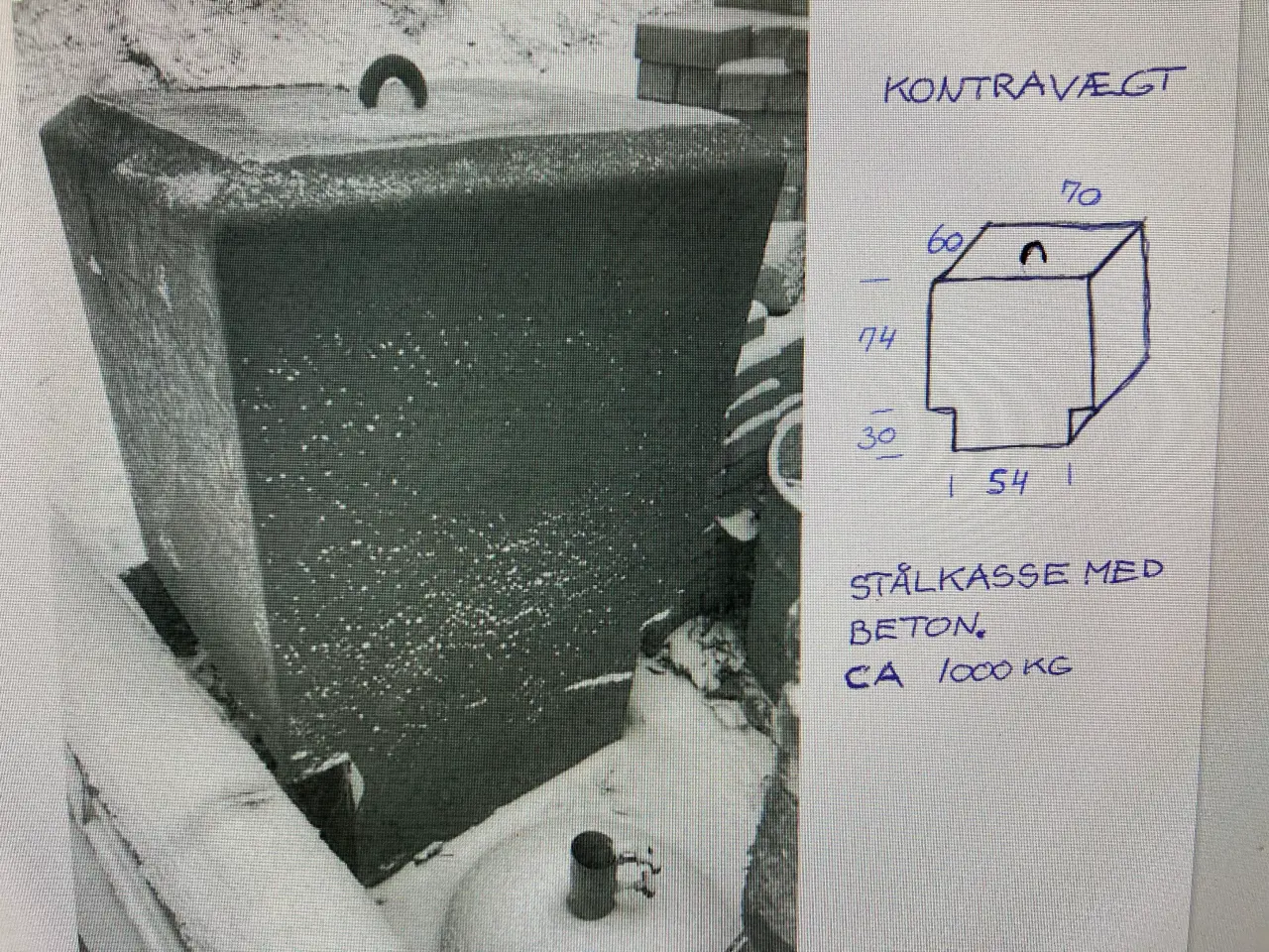 Billede 2 - Vægtklods - kontravægt