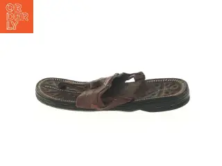 Brune lædersandaler (str. fod 27 cm)
