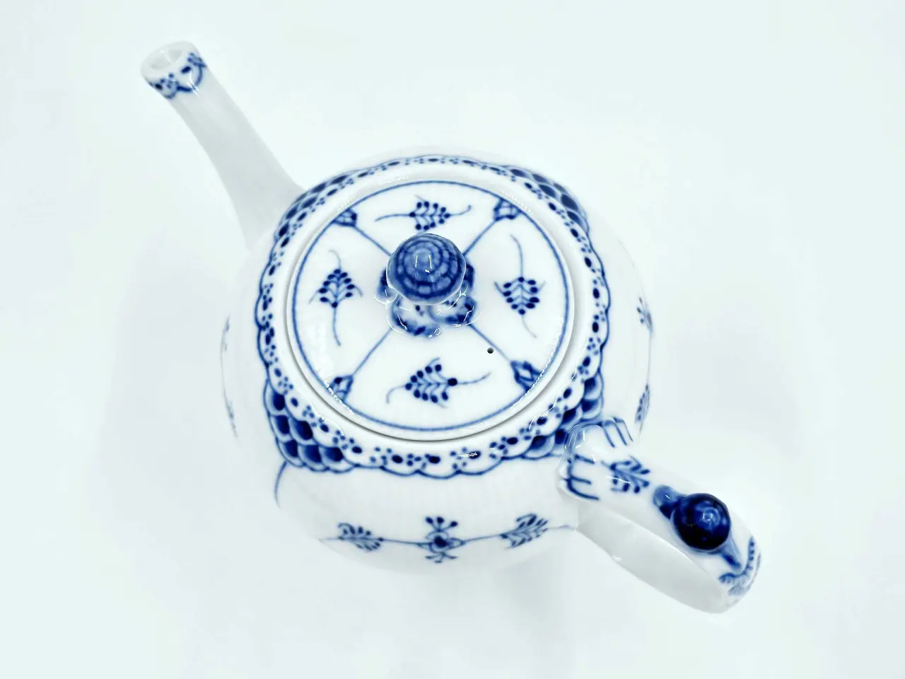 Billede 12 - Musselmalet Halvblonde Tekande Porcelæn 