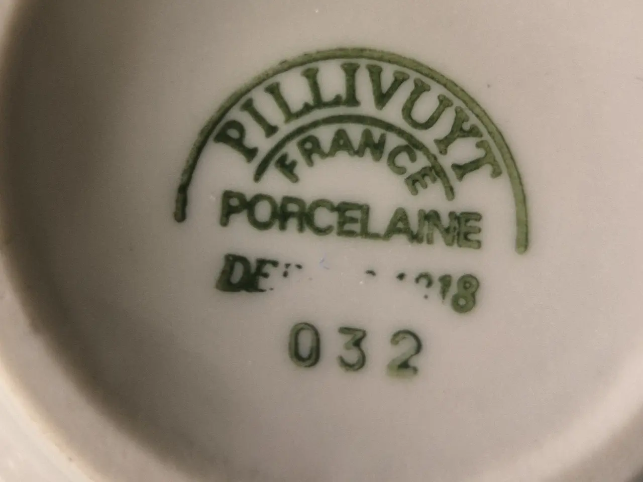 Billede 2 - Pillivuyt kop med platin kant - BEMÆRK PRIS