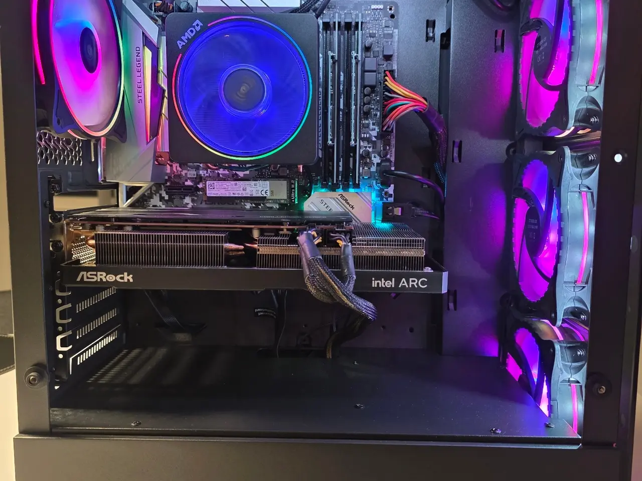 Billede 5 - Ryzen 5 Arc A750 Gaming PC Setup med Tilbehør