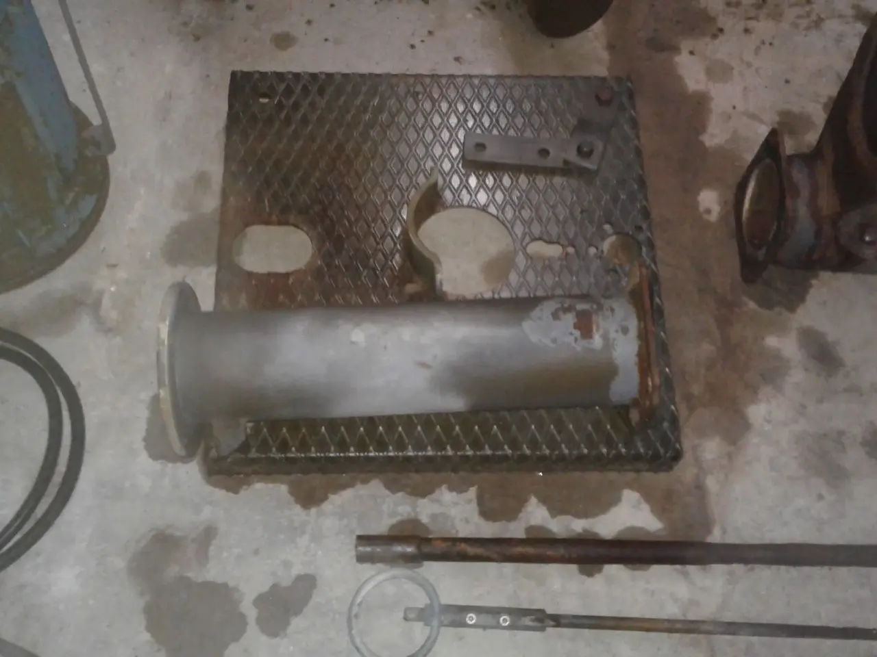 Billede 8 - P Mortensen gyllepumpe motor og trepunktshaner