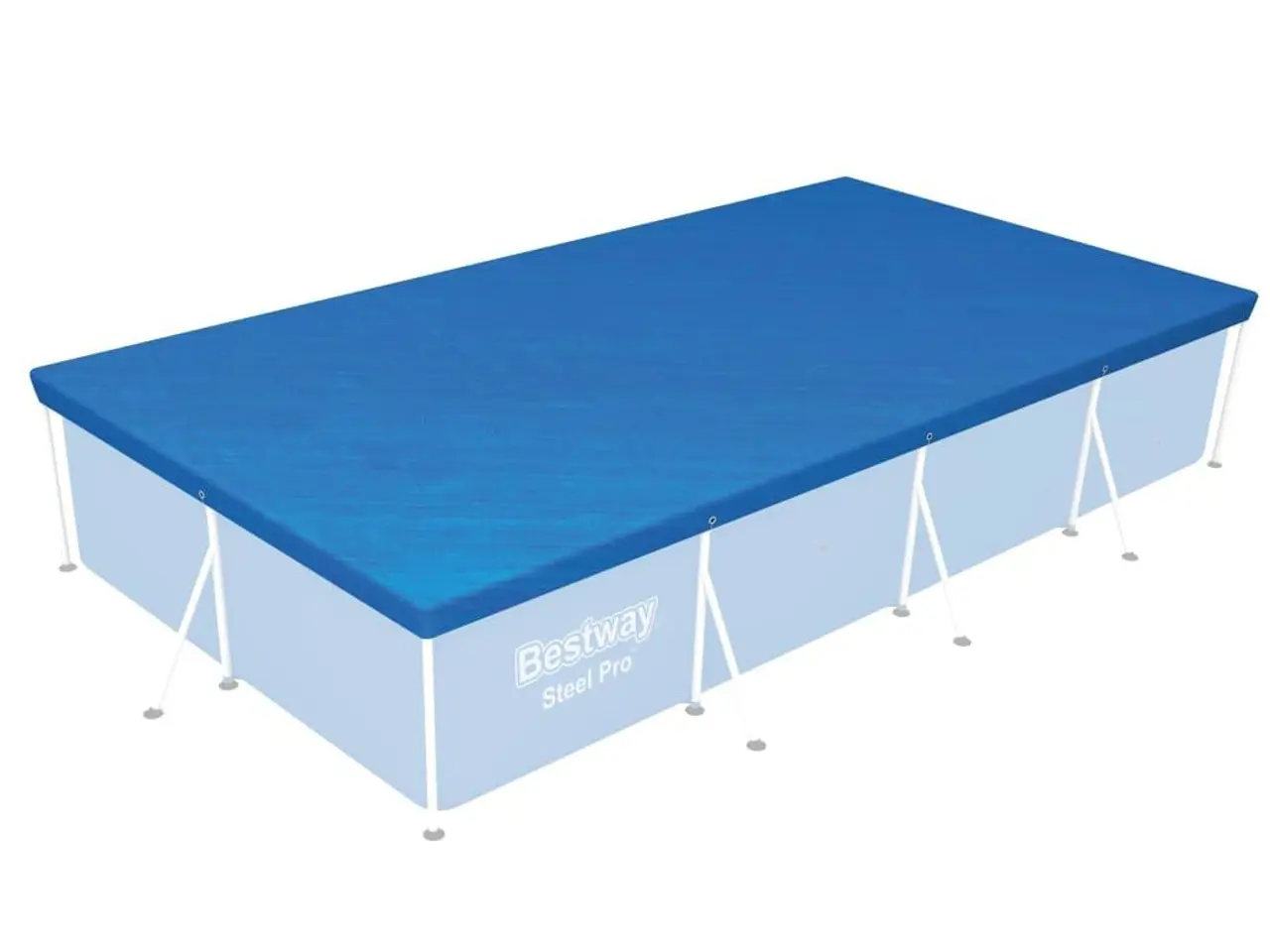 Billede 2 - Bestway Flowclear poolovertræk 400 x 211 cm - blå
