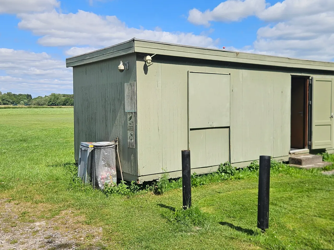 Billede 1 - Klubhus/Pavillon til salg – flytbart skur med el