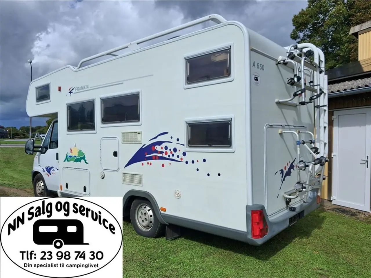 Billede 2 - 2001 - Fiat DUCATO Frankia A 650 FLOT OG VELHOLDT AUTOCAMPER MED KØJER
