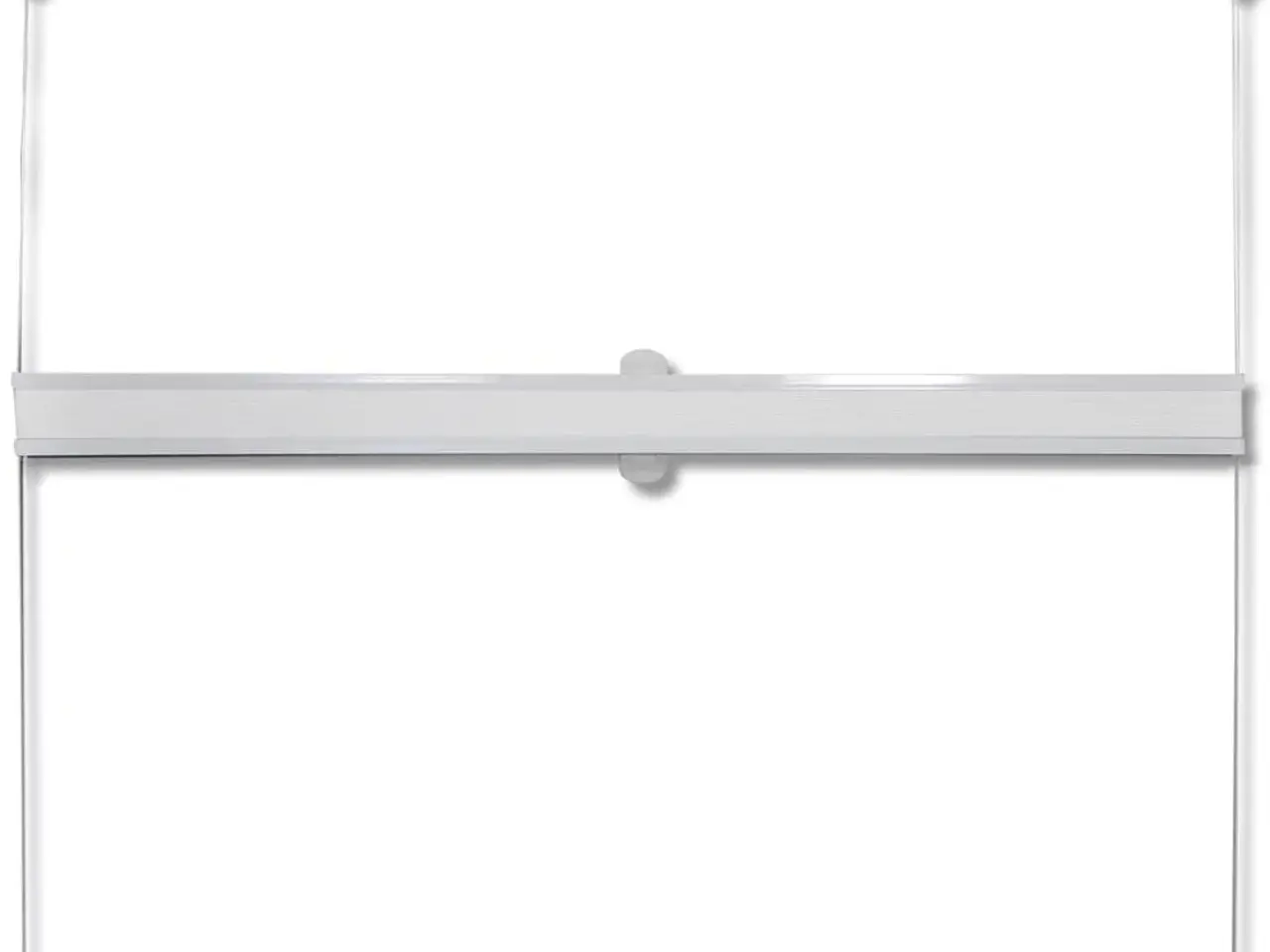 Billede 5 - Plisségardin 80 × 200 cm - hvid, justerbar uden boring