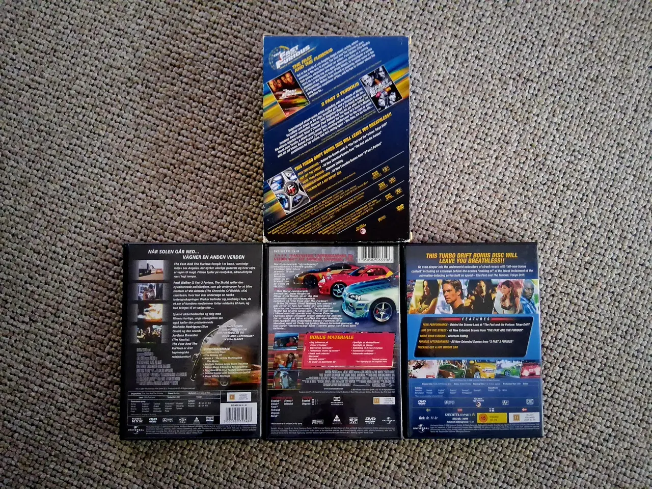 Billede 2 - Fast & Furious 1+2+bonus disc