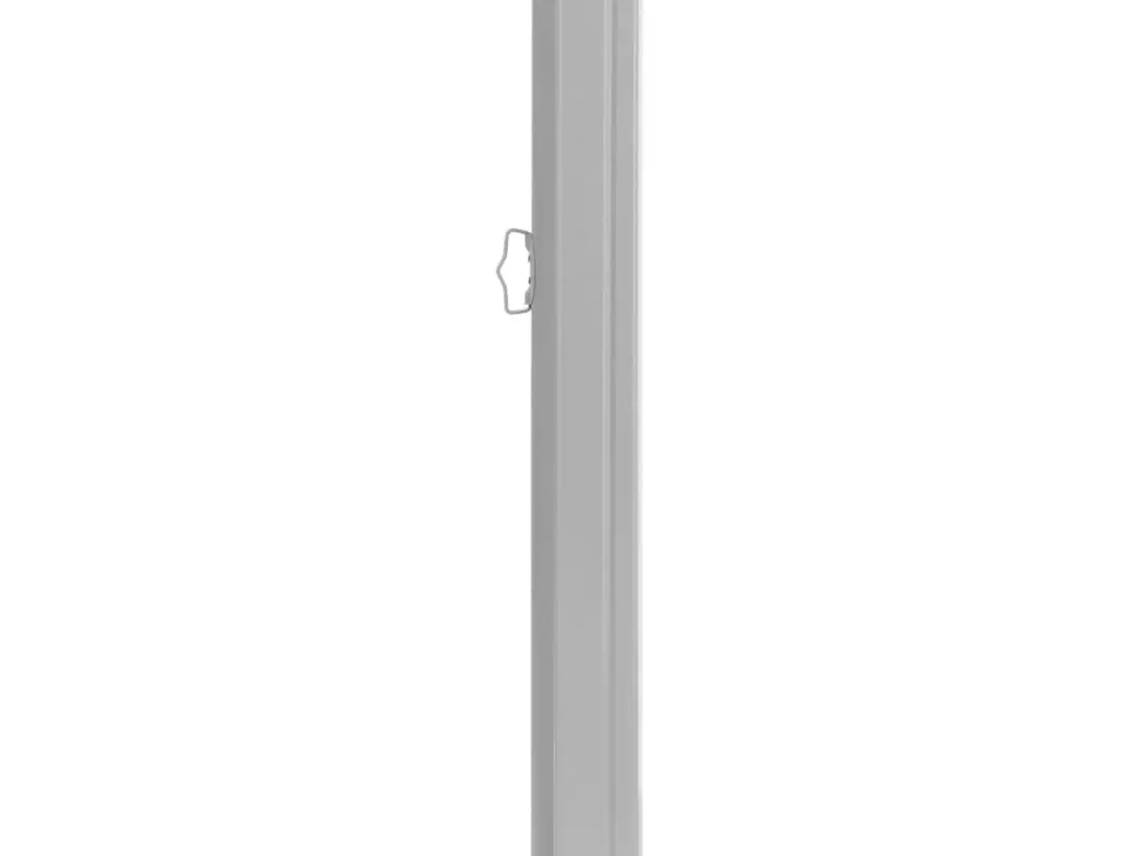 Billede 3 - Sammenrullelig sidemarkise til terrassen 100 x 300 cm sort