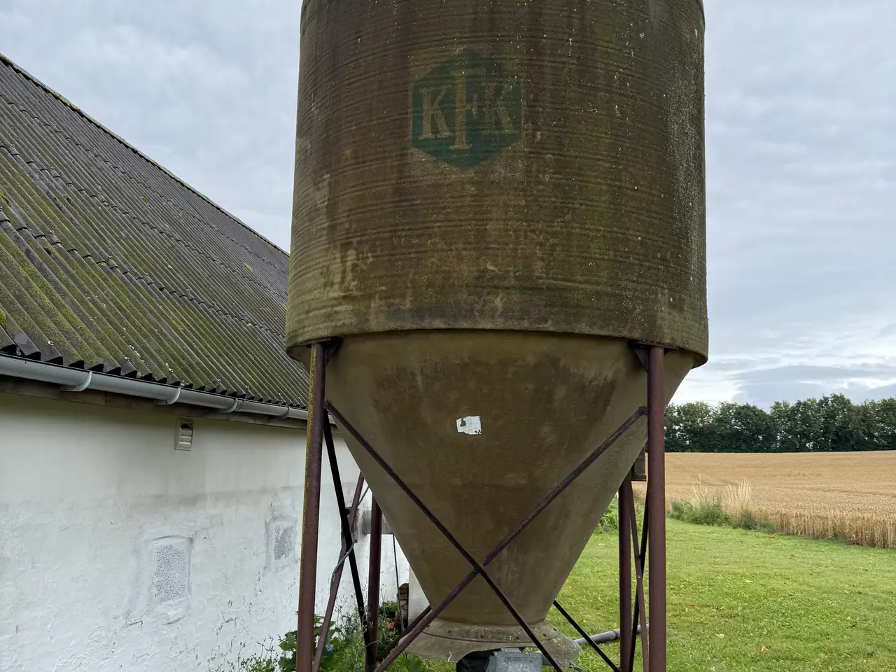 Billede 1 - Træpille silo inkl. 5 meter snegl 