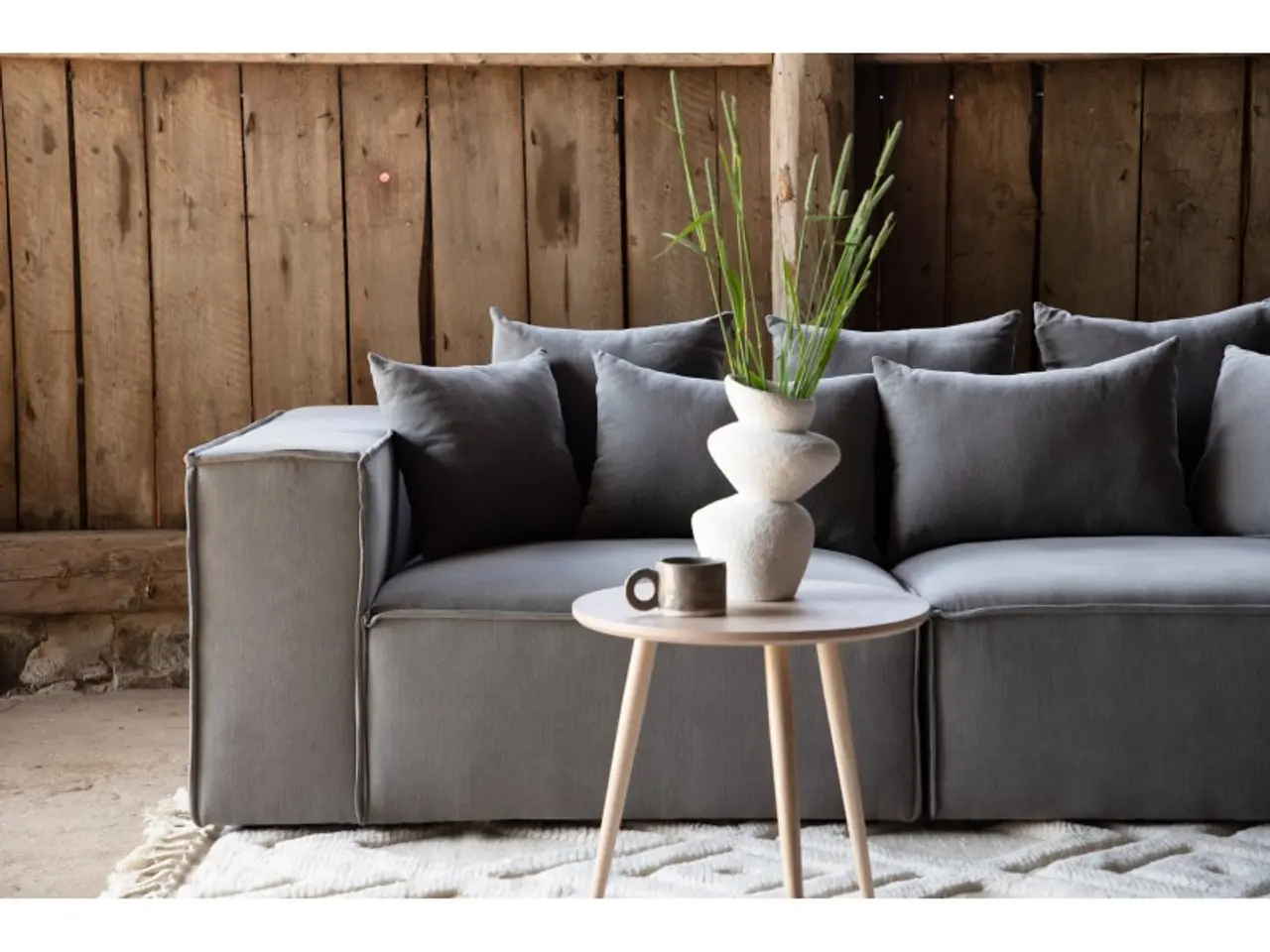Billede 17 - Gillholmen 3 personers sofa  - Grå stof