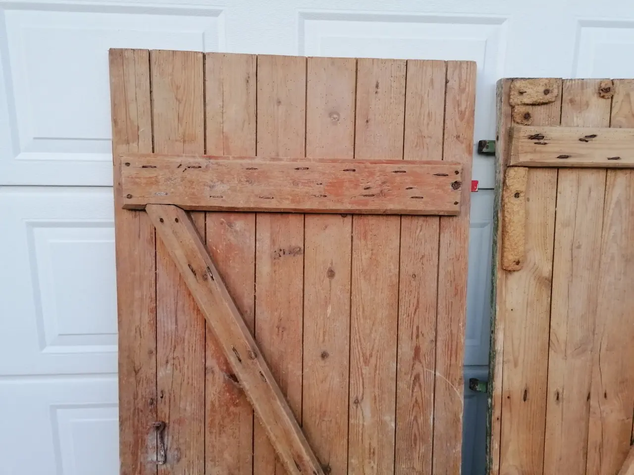 Billede 16 - Gamle Massive Trædøre Fer/Not HxB 180x82 / 176x82,
