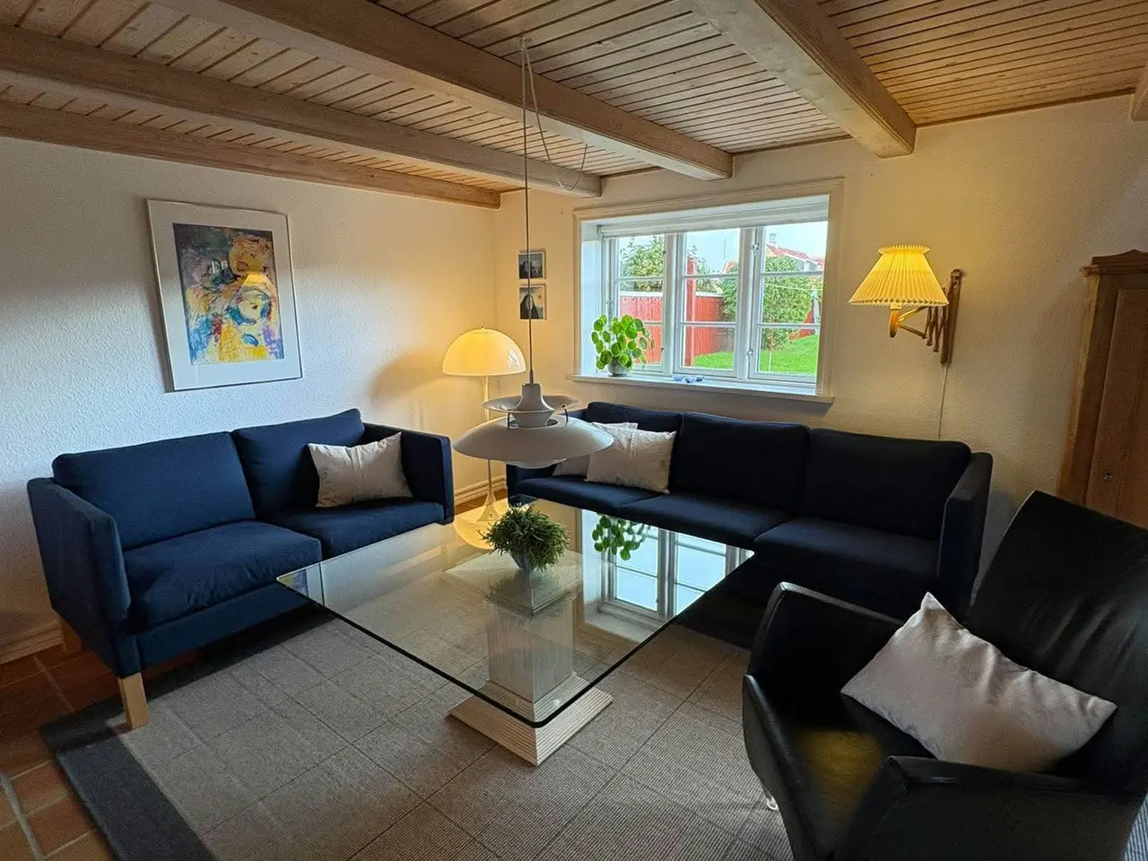 Billede 7 - Søren Lund 3- & 2-per sofaer i marineblå