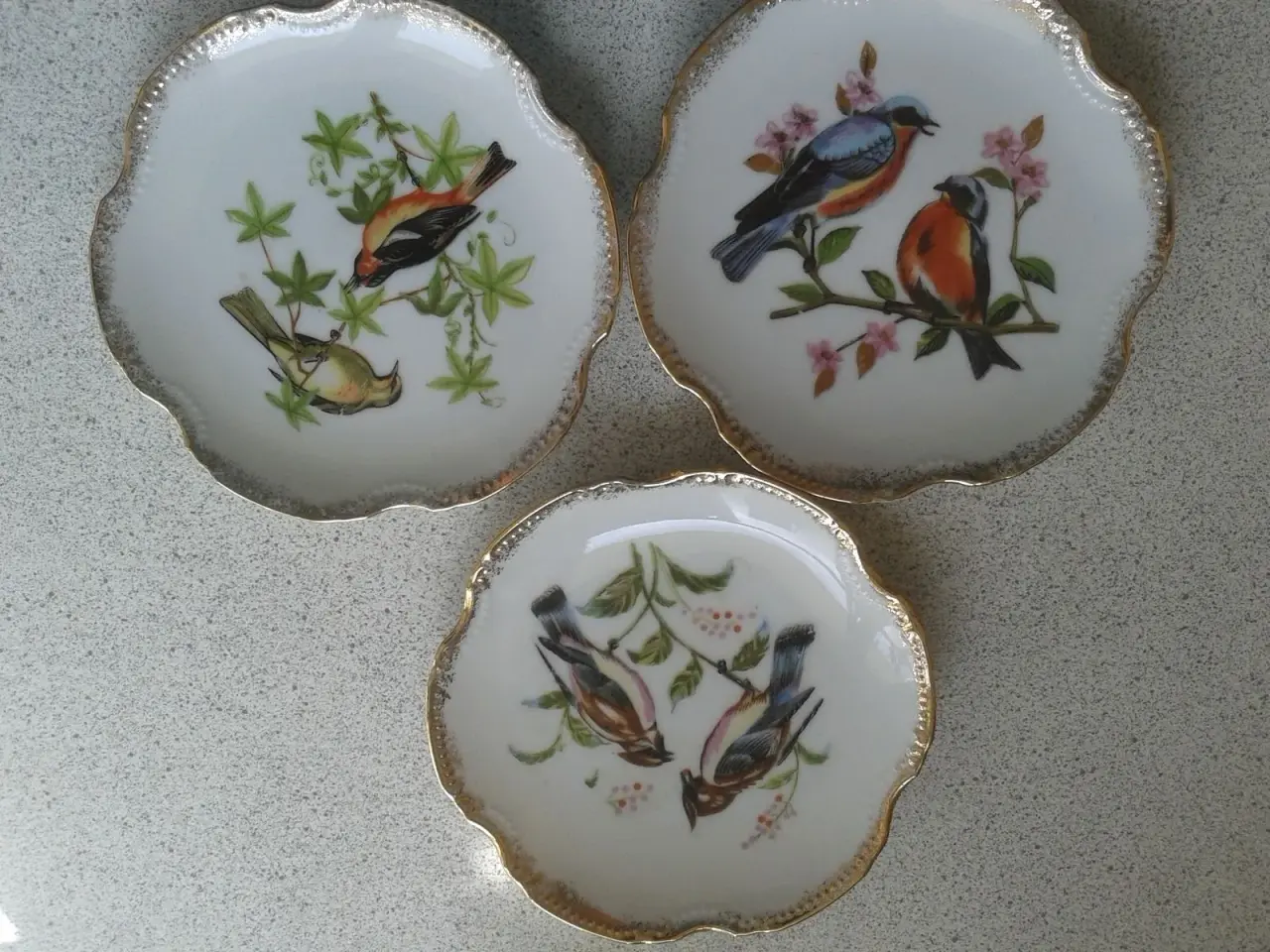 Billede 1 - Platter med fuglemotiv