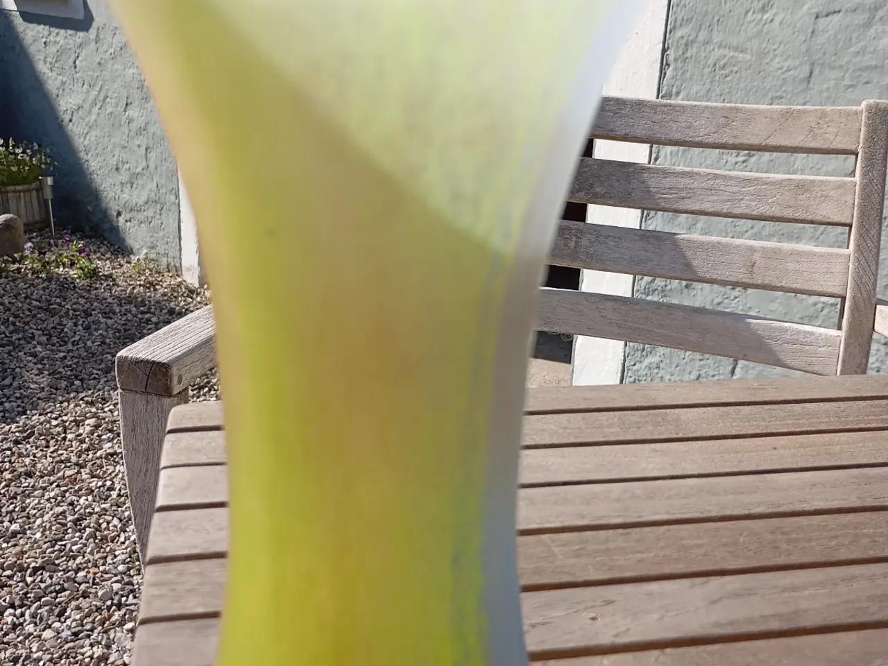 Billede 4 - Kulørt vase fra glaspusteri 