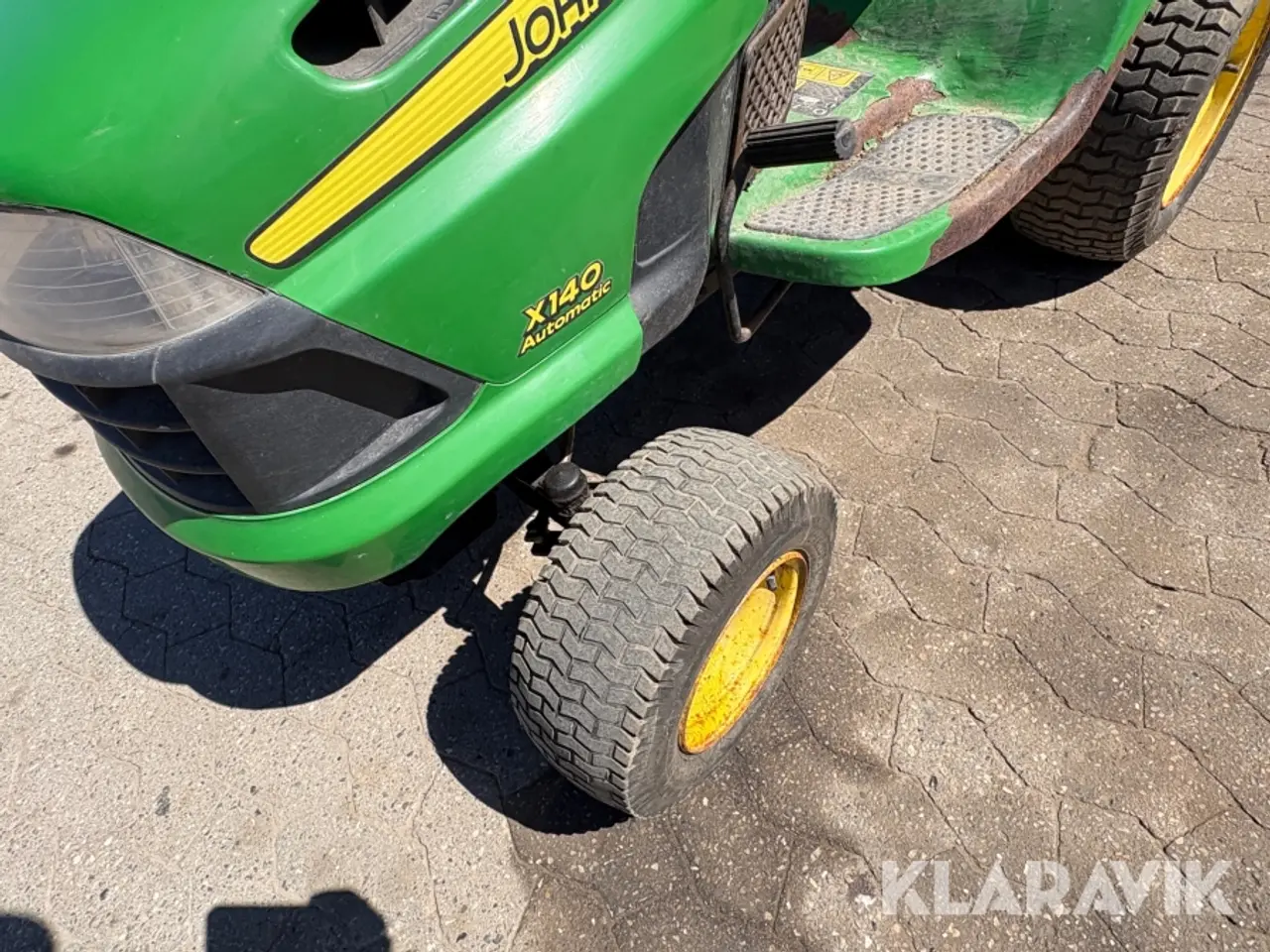 Billede 10 - Havetraktor John Deere X140 med vogn