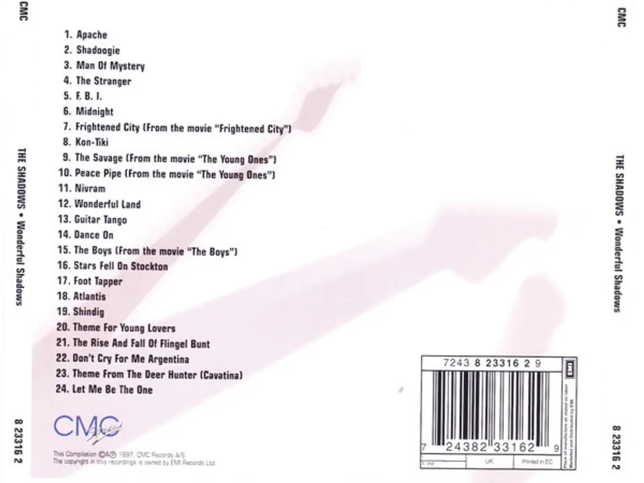 Billede 2 - The Shadows – Wonderful Shadows – CD