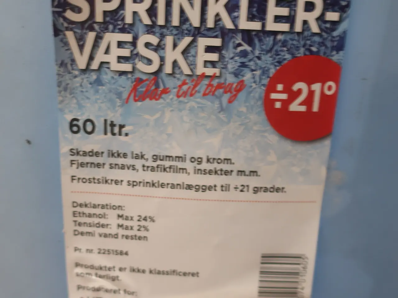 Billede 1 - 180 L sprinklervæske