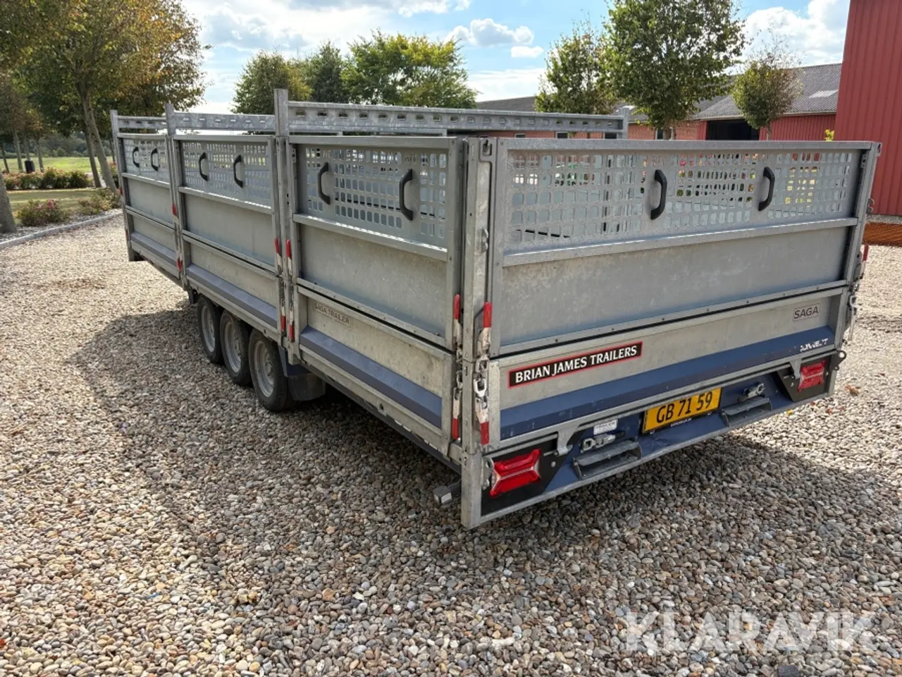 Billede 7 - Trailer Brian James Cargo Connect - med aluramper og høje sider