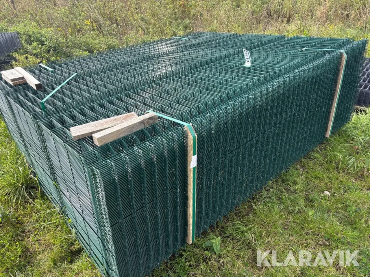 Billede 1 - Panelhegn - grøn - 100 fag
