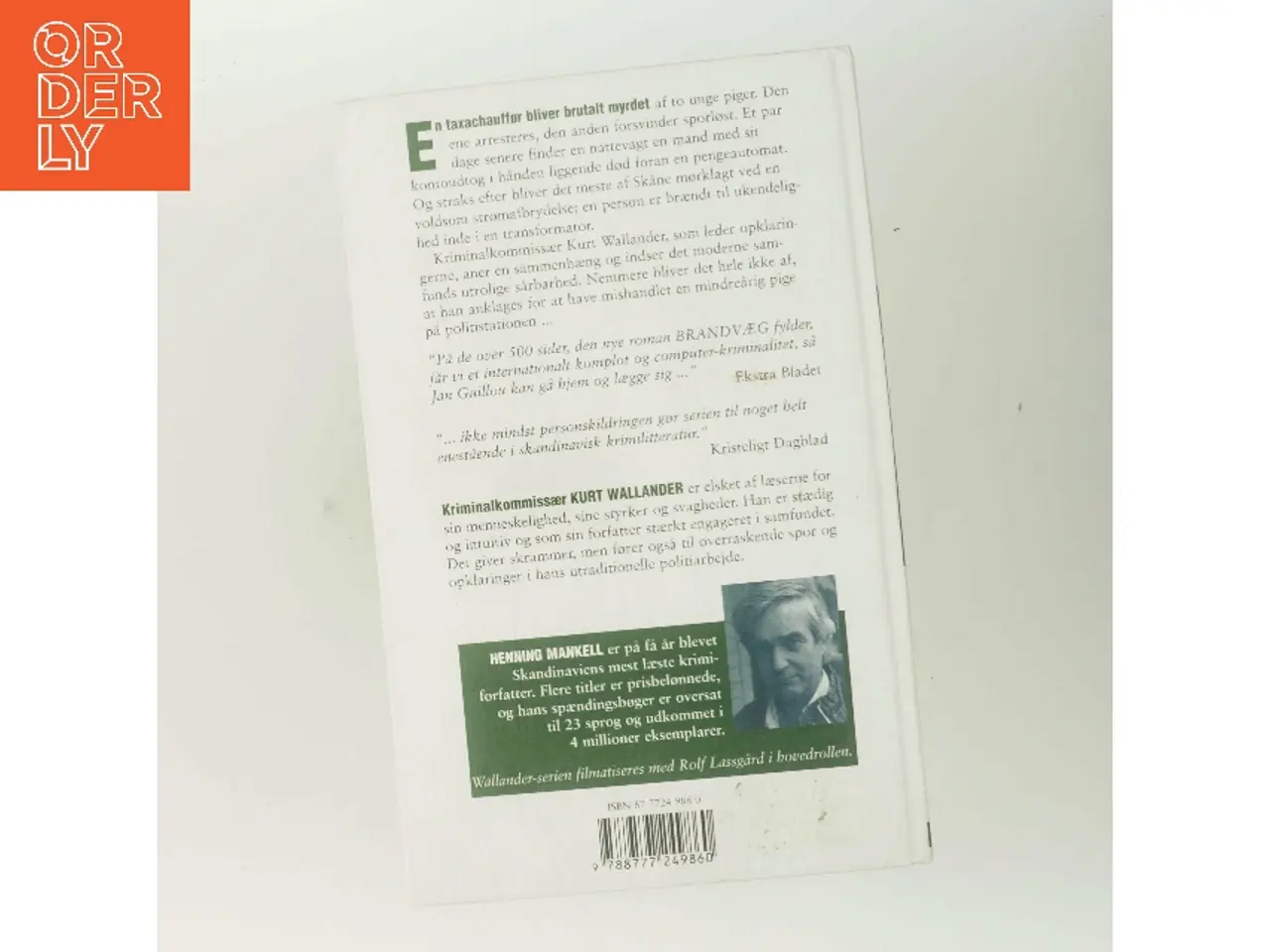 Billede 3 - Brandvæg af Henning Mankell (Bog)