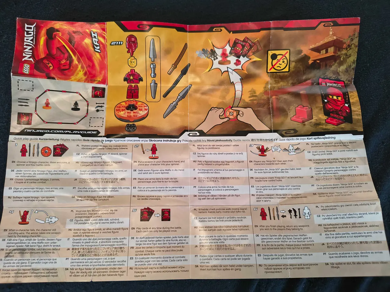Billede 8 - LEGO Ninjago: Kai Spinner Sæt (2111)