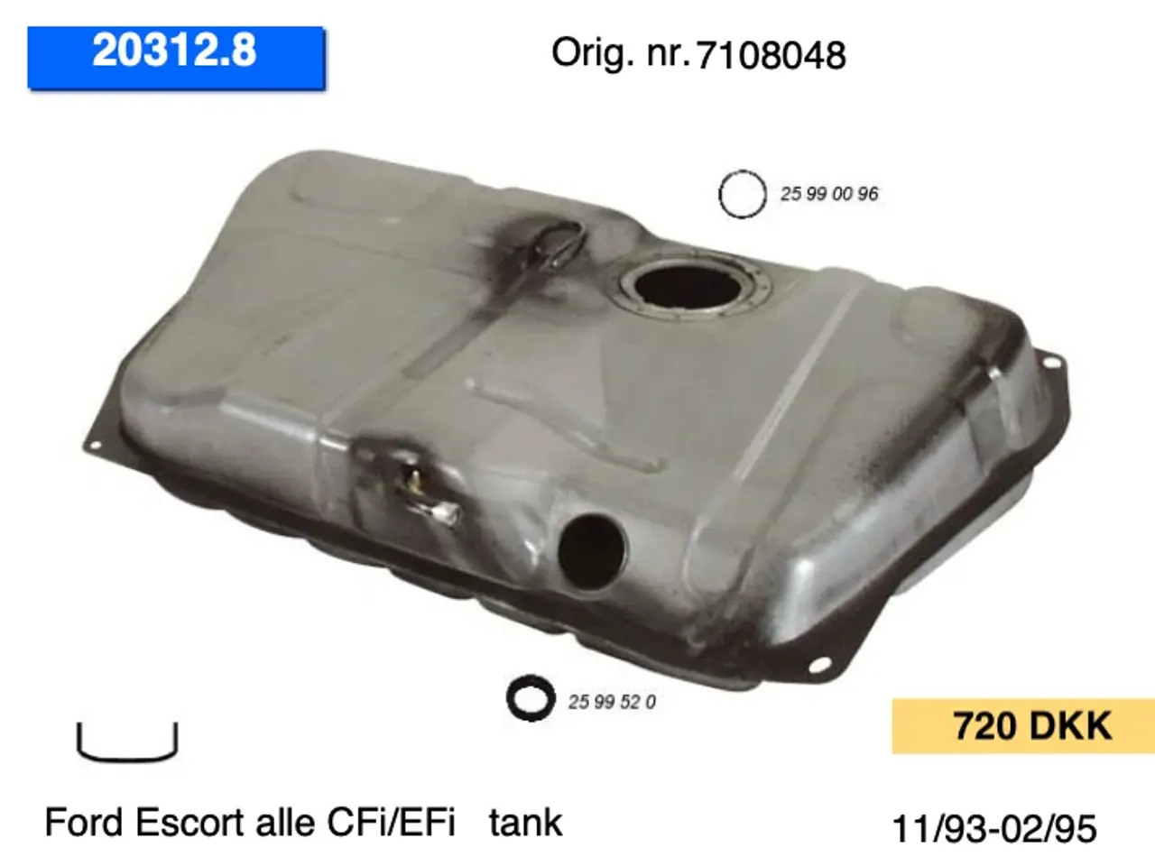 Billede 14 - Ford Escort (85-00) tanke