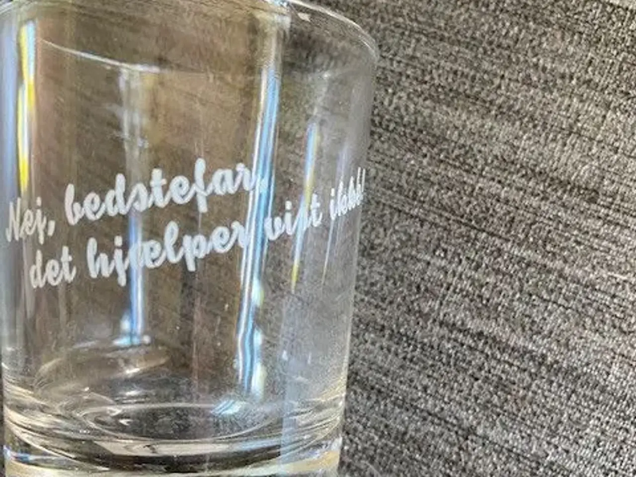 Billede 5 - 6 glas med tekst