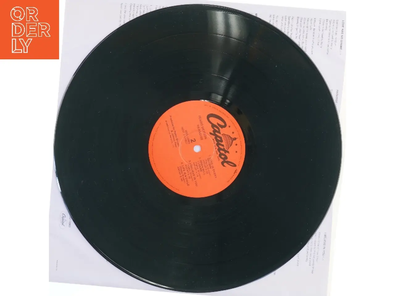 Billede 2 - Peabo Bryson - Paradise LP fra Capitol Records