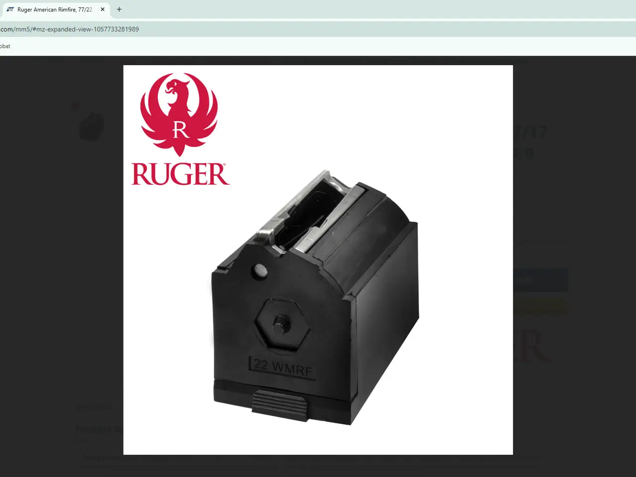 Billede 1 - Ruger Magasin 