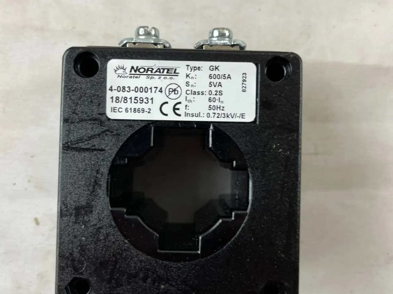 Billede 6 - Noratel GK strømtransformer 600/5A 5VA Class 0.2S