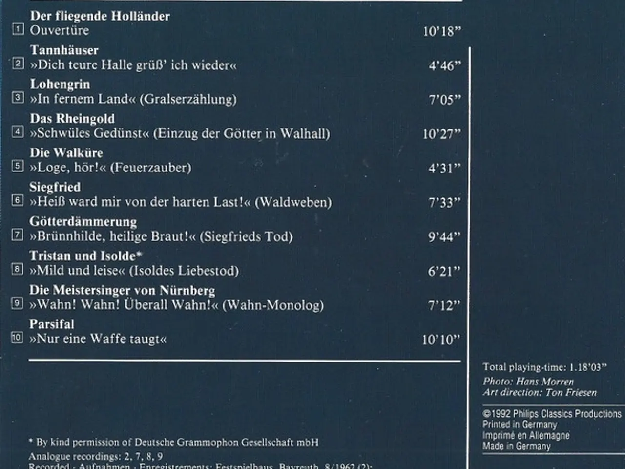 Billede 2 - Richard Wagner – Bayreuther Festspiele – CD