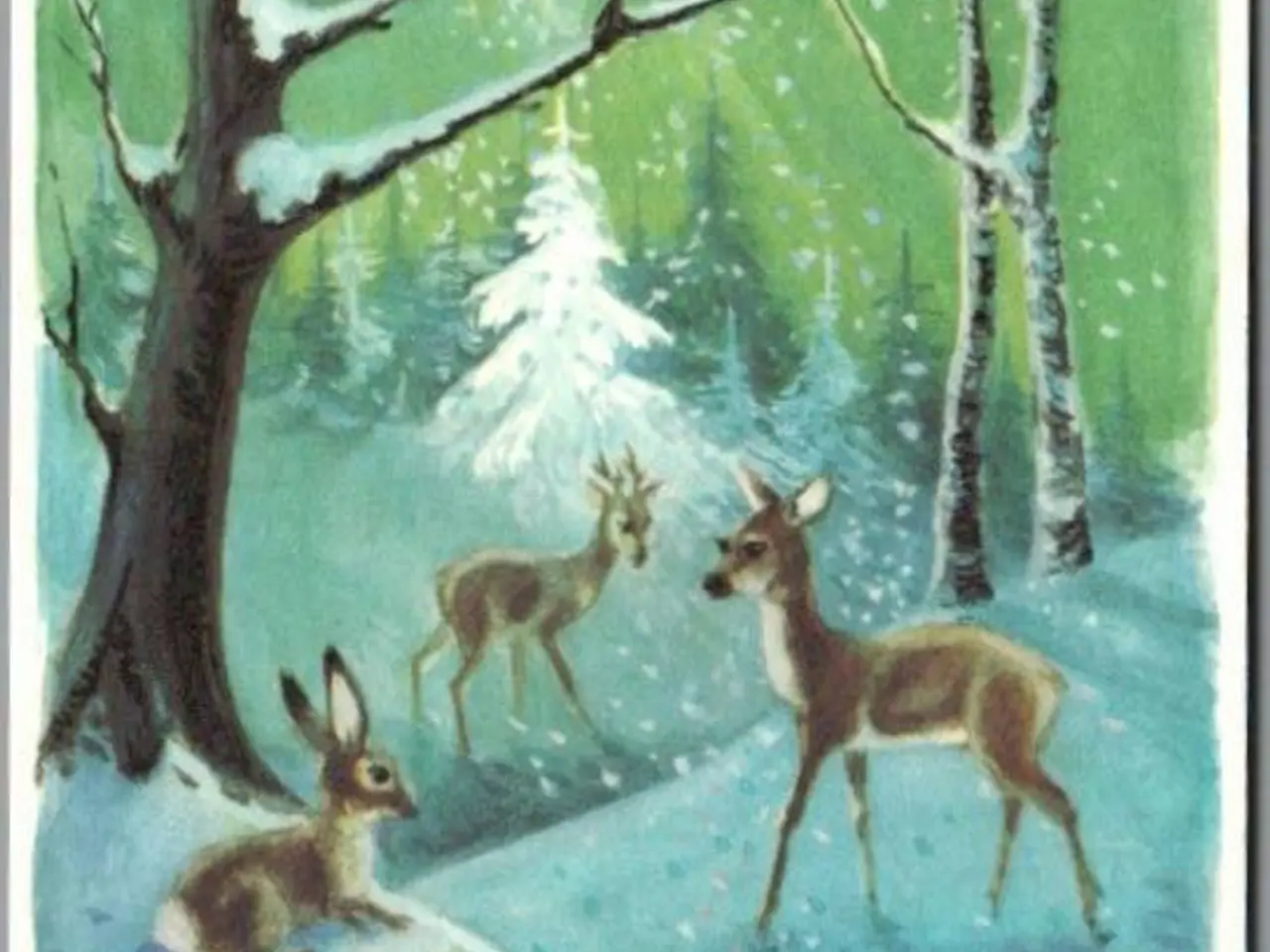 Billede 1 - Illa - Glædelig Jul - Printed in Denmark 151 d00 378 - Postkort - Ubrugt