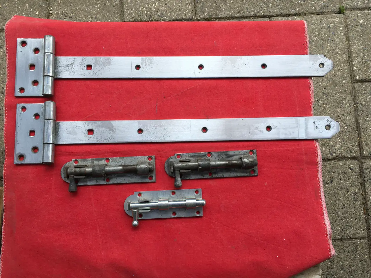Billede 1 - Port hængsler og 3 skudrigler