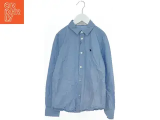 Blå skjorte med lange ærmer fra H&M (str. 134)